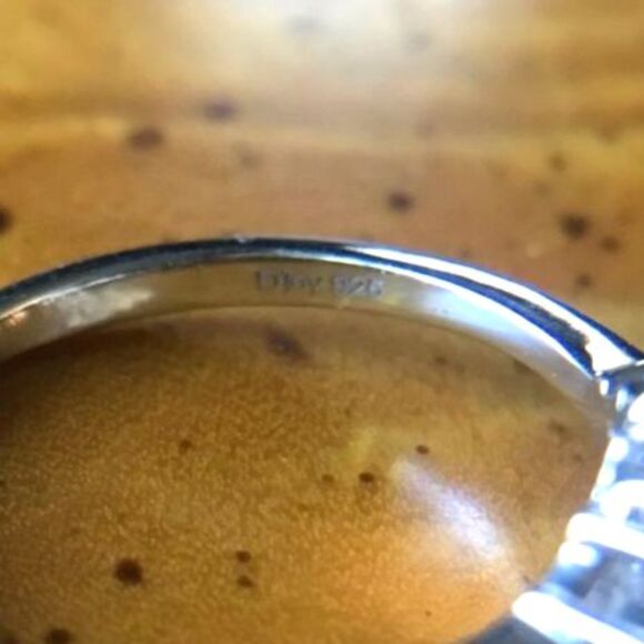 Natural Heliodor Yellow Beryl Sterling Silver Halo Ring Size 9 - Picture 5 of 8